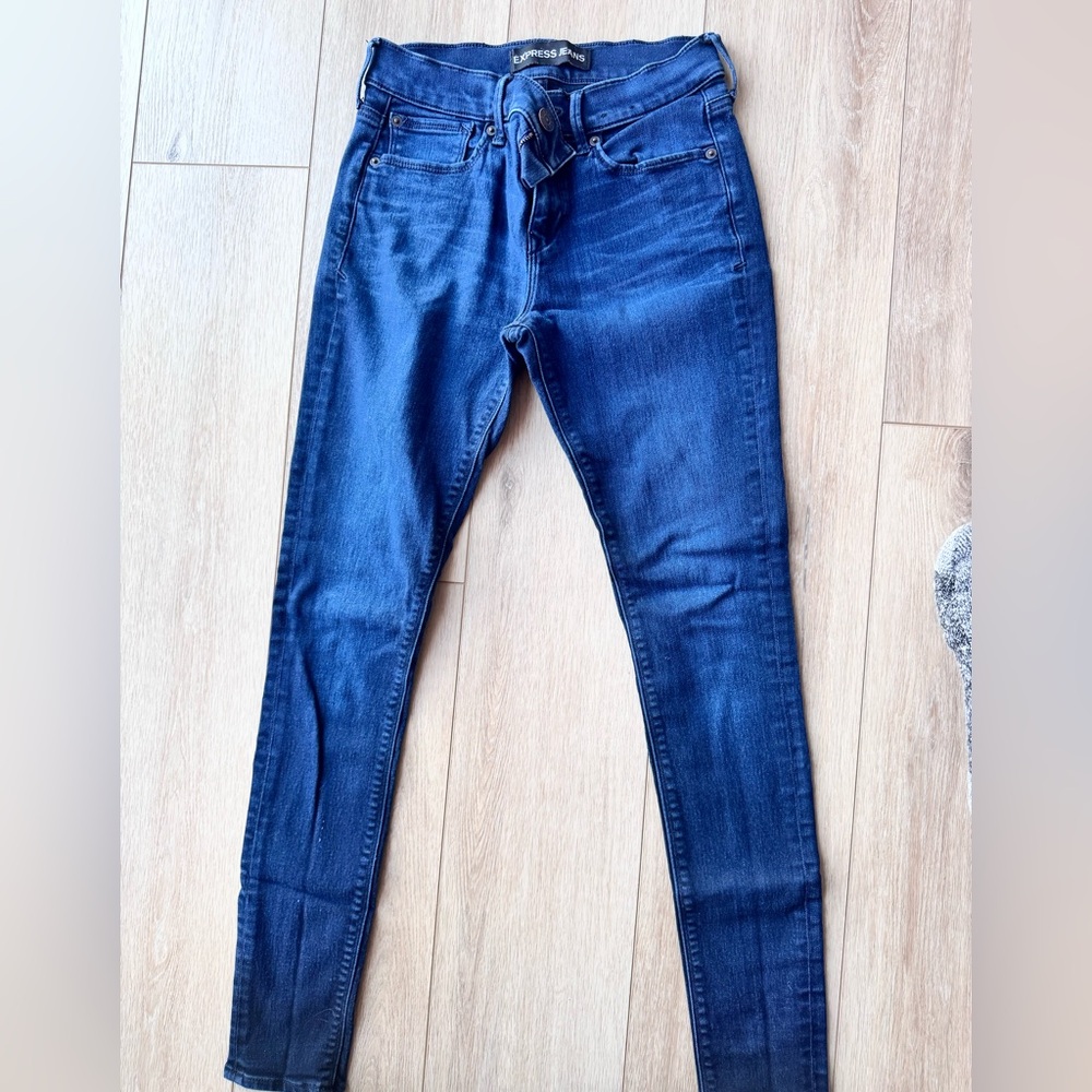Express Supersoft Dark Blue Jeans